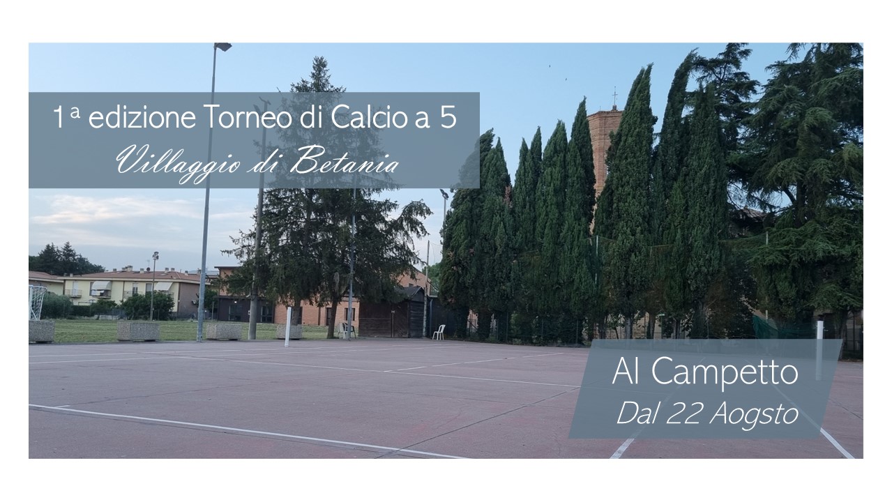 Torneo di Calcio a 5 – dal 22 Agosto